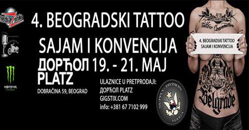 4. beogradski tattoo sajam i konvencija, 19.05-21.05.2017, Beograd