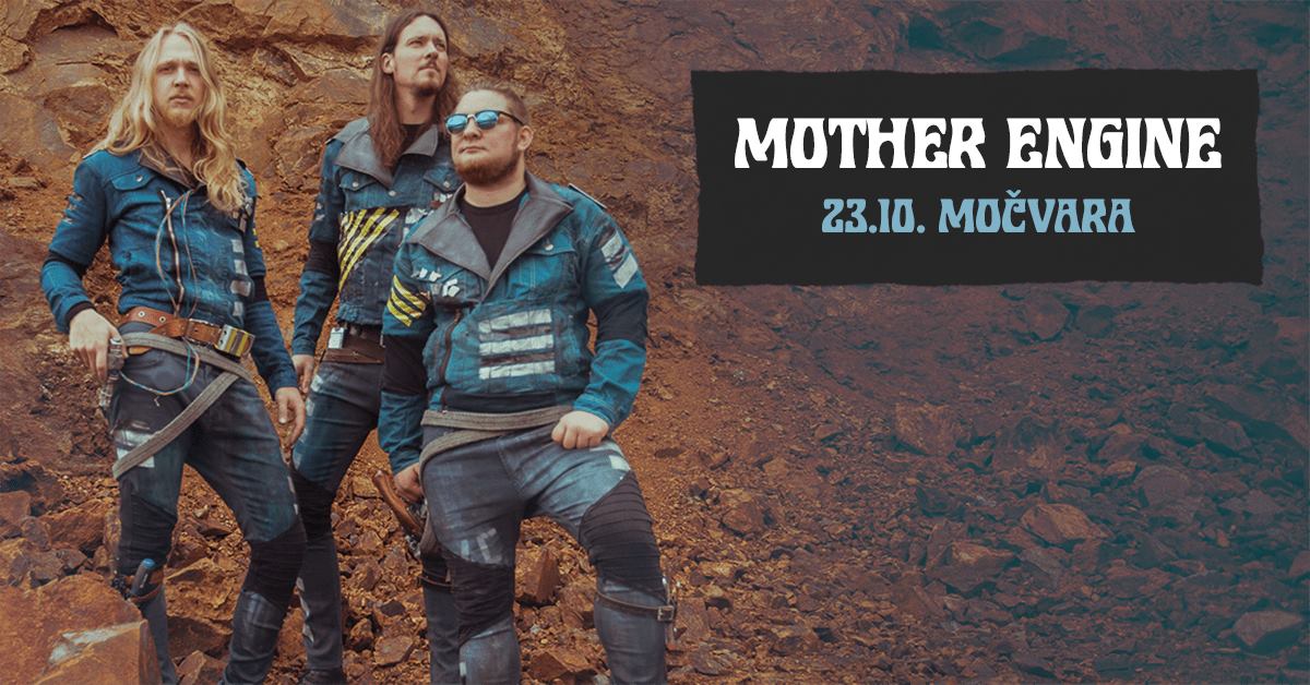 Stoner rockeri Mother Engine 23.10. 2017 Močvara, Zagreb