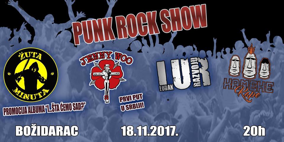 PUNK ROCK SHOW 18.11.2017. Božidarac