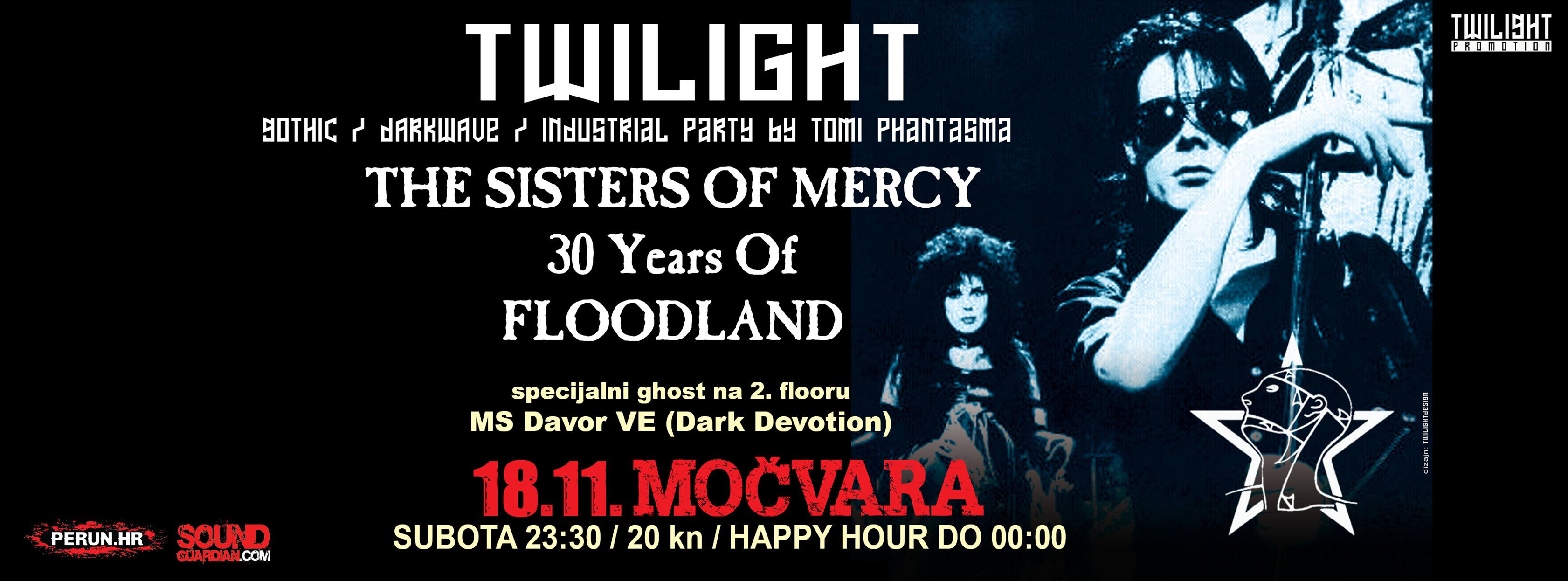 Twilight -The Sisters Of Mercy night 18.11.2017. Močvara