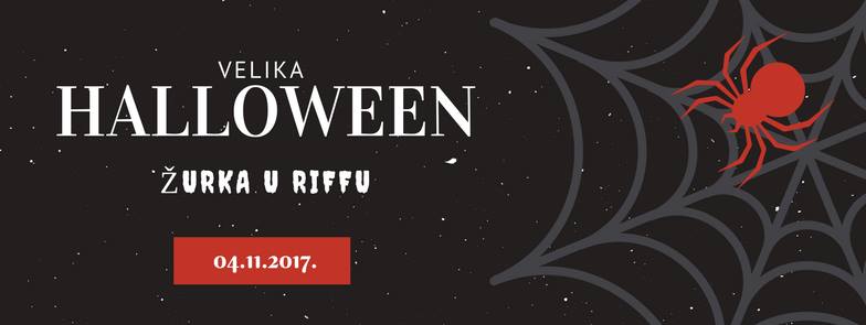 Velika Halloween zurka 04.11.2017. The Riff