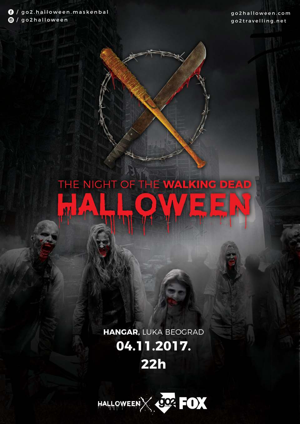 Halloween – The Night Of The Walking Dead 04.11.2017. Hangar