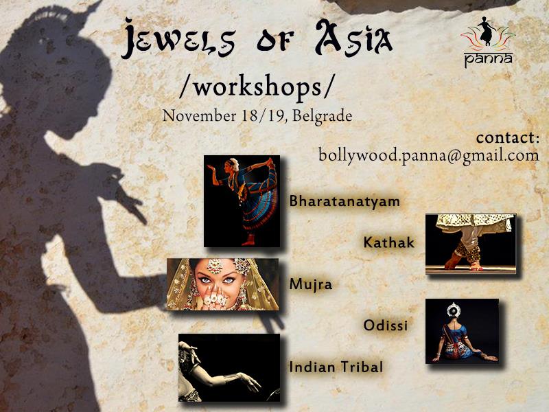 Jewels of Asia – radionice 18 – 19.11.2017. DKC