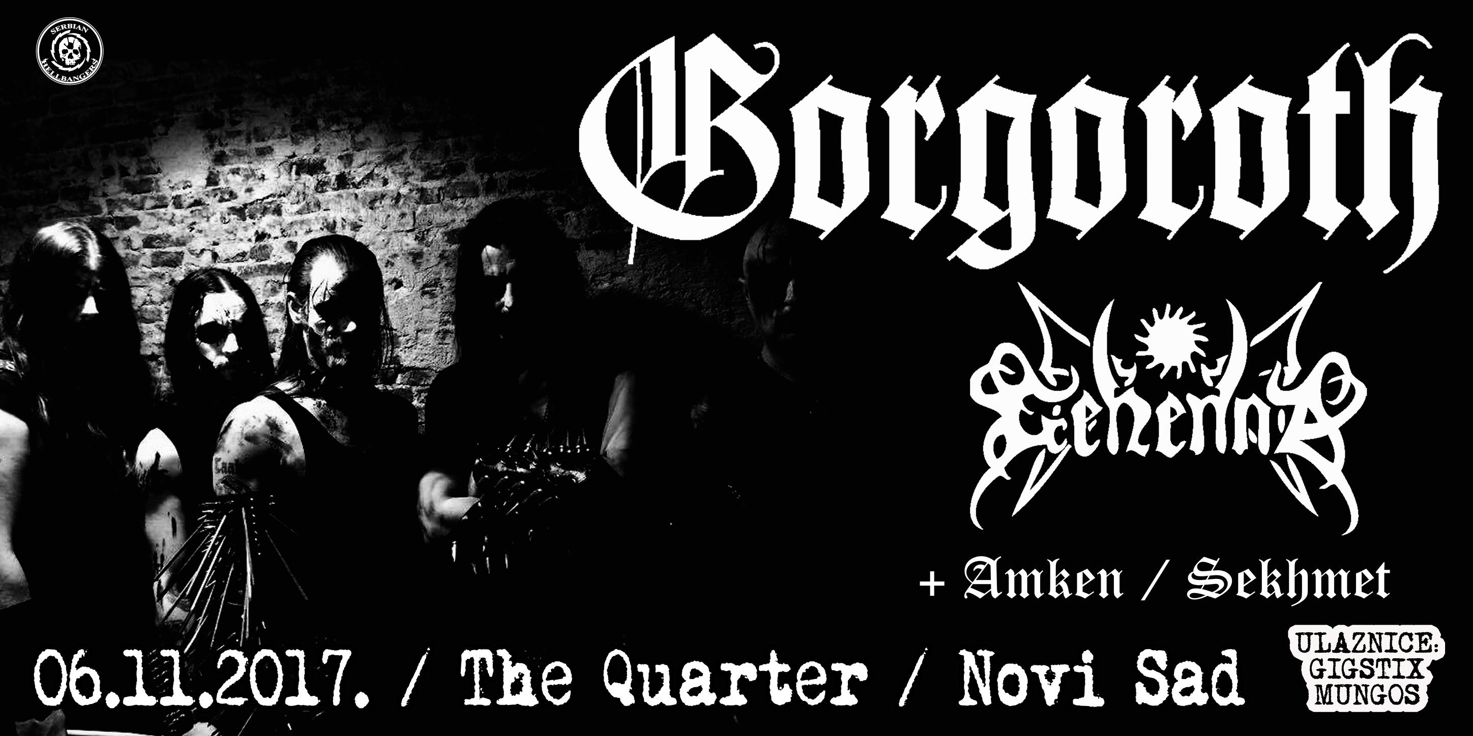 [:en]Gorgoroth + Gehenna 06.11.2017. THE QUARTER