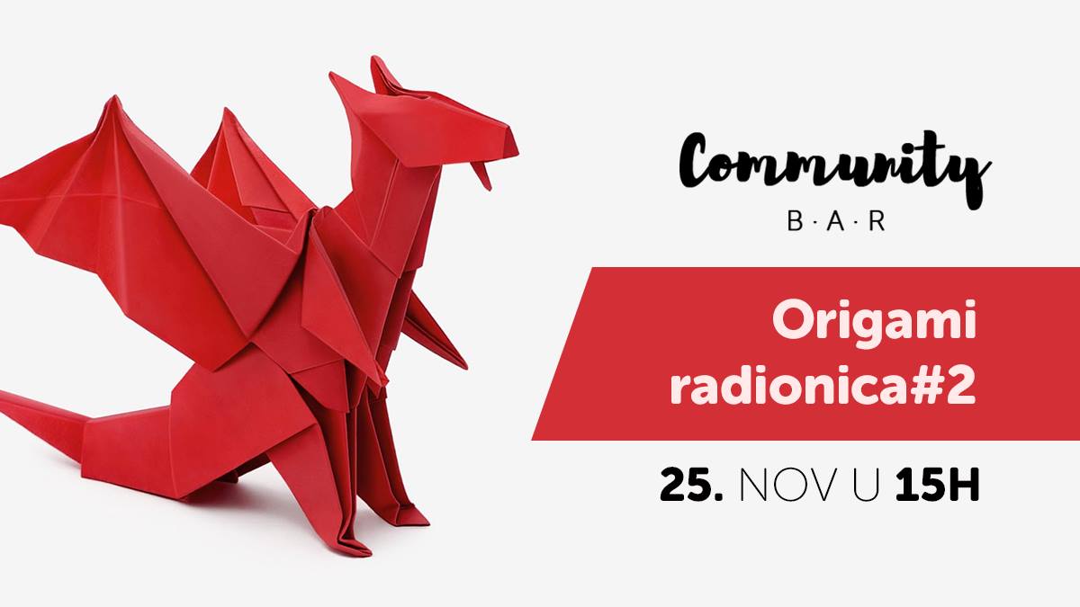 Origami  25.11.2017. Startit Community Bar