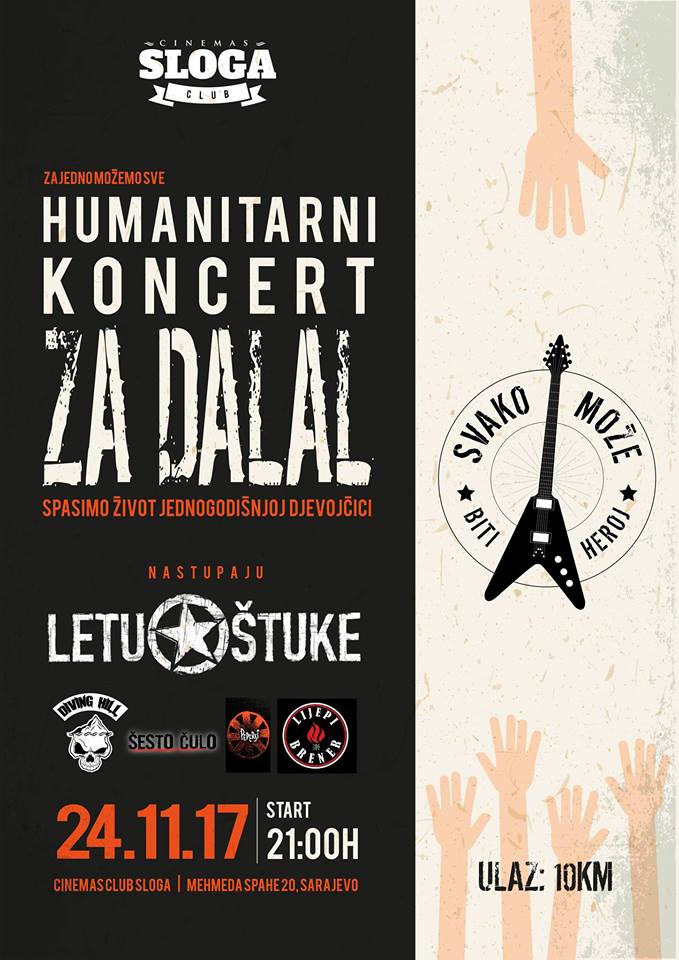 Humanitarni koncert ZA DALAL 24/11/17 SLOGA