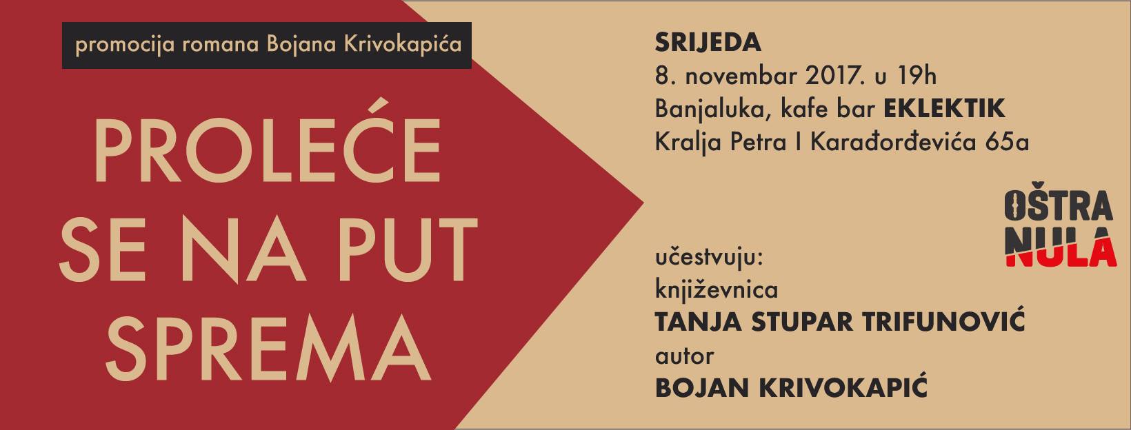 Bojana Krivokapića "Proleće se na put sprema" 08.11.2017. Oštra Nula