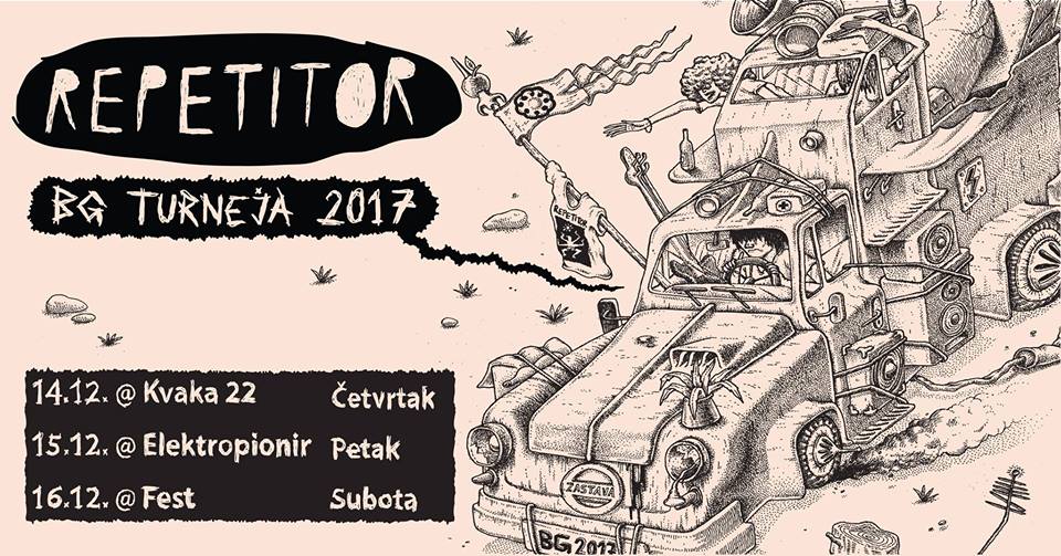 Repetitor – Beogradska turneja 14 – 16.12.2017.
