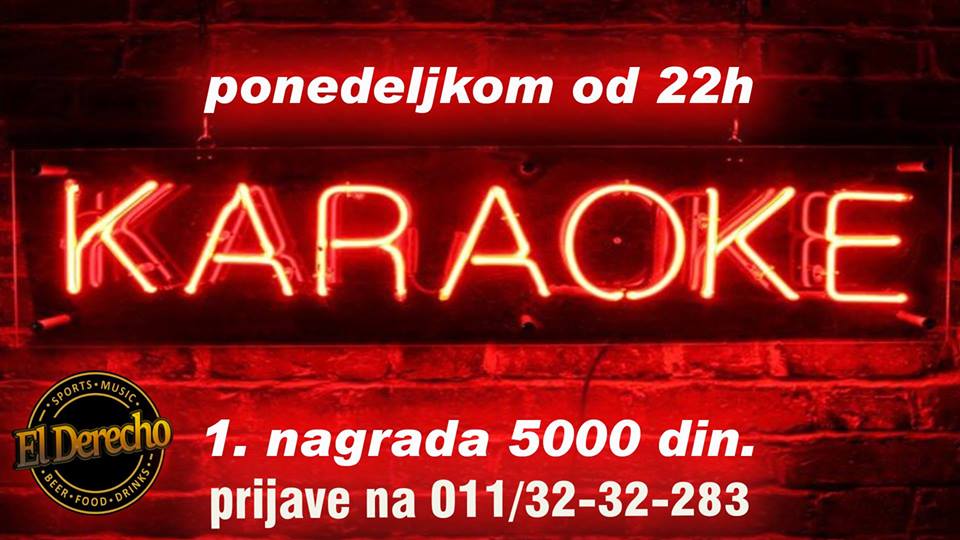 [:en]Karaoke Challenge  20.11 – 19.12.2017. El Derecho Sport Bar