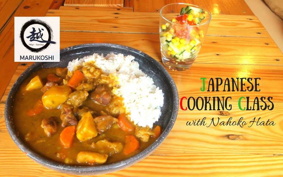 Japanese Curry Cooking Class 27.11.2017.  Marukoshi