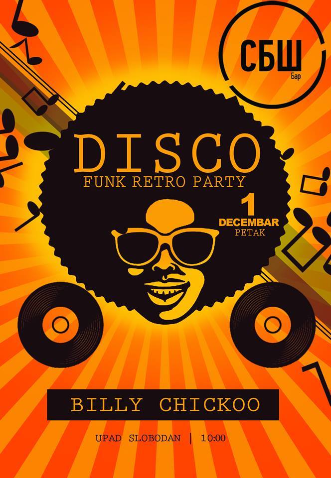 Disco Funk Retro Party 01.12.2017. SBŠ