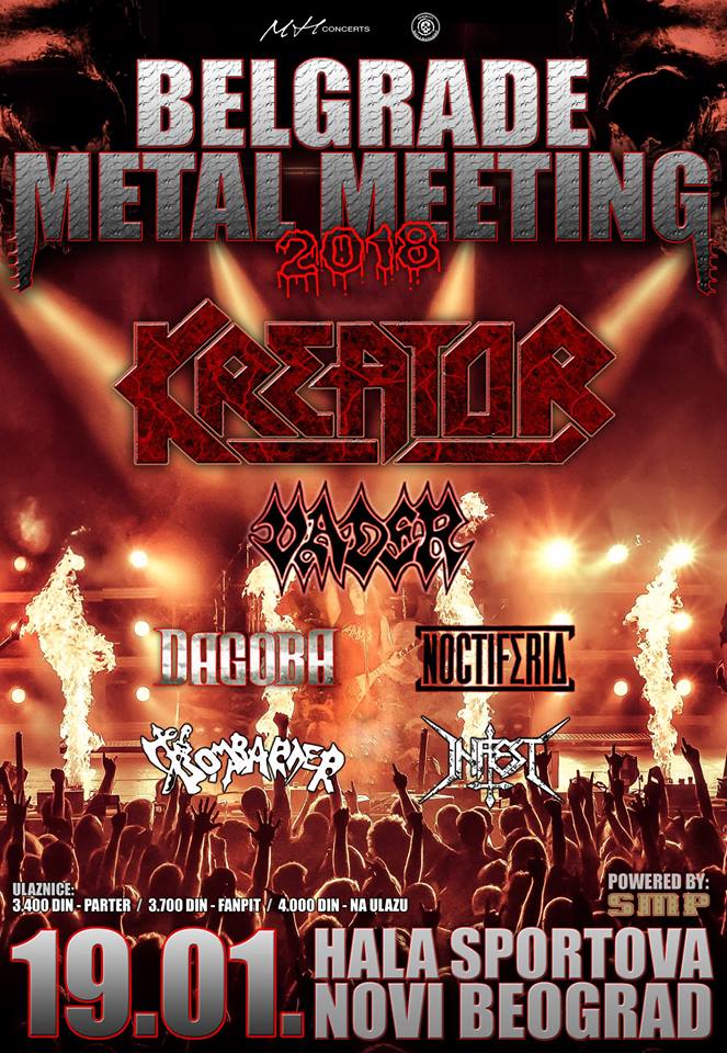 Belgrade Metal Meeting 19.01. 2018  Hala Sportova