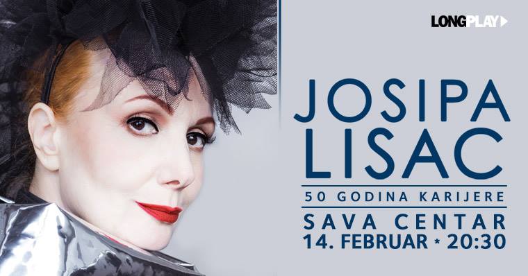 Josipa Lisac 14.02.2018. Sava Centar