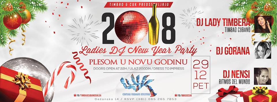 [:en]Salsa Friday New Year Party / DJ Ladies Trio  29.12.2017.  Imago CUK