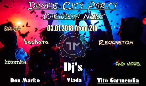 Dance City Party – Caribbean Night 03.01.2018.  Tash Machine Club