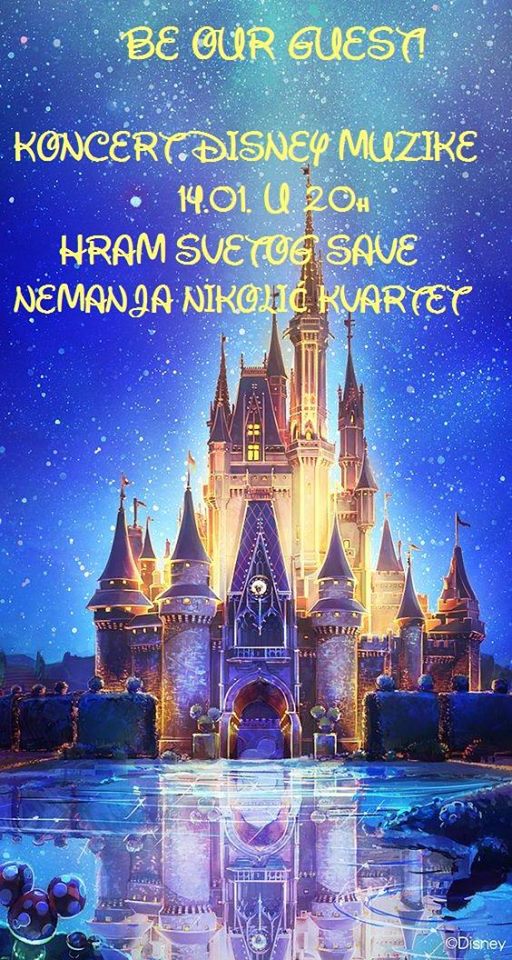 [:en]Disney music – "Be our guest" 14.01.2018. Hram Svetog Save