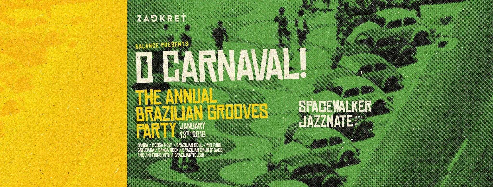 O Carnaval 2018 // Subota 13. januar, 22h // Zaokret