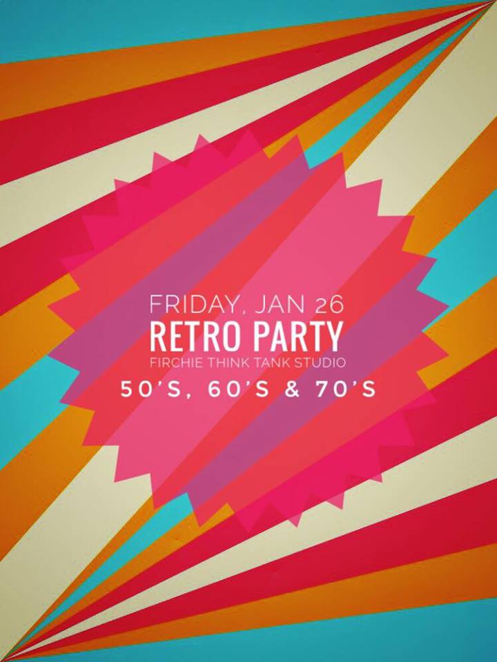 [:en]Retro Party (50's, 60's & 70's Music) 26.02.2018.Firchie Think Tank Studio