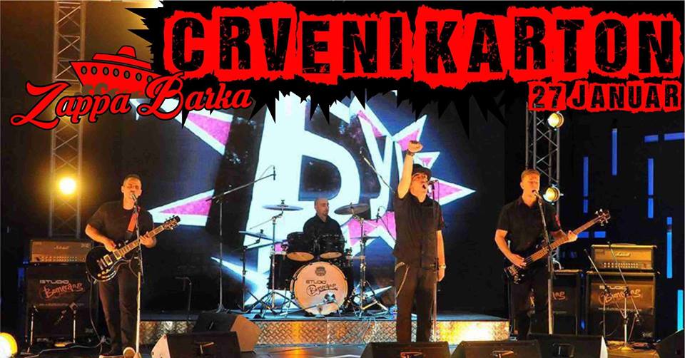 Crveni Karton – LIVE 27.01.2018. Zappa Barka