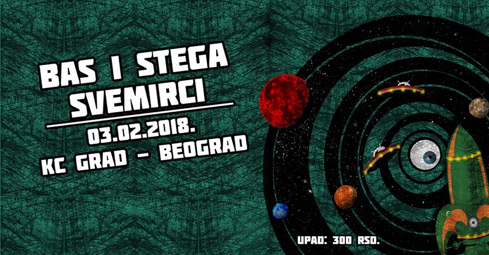 [:en]Bas i Stega & Svemirci 03.02.2018.Kc Grad