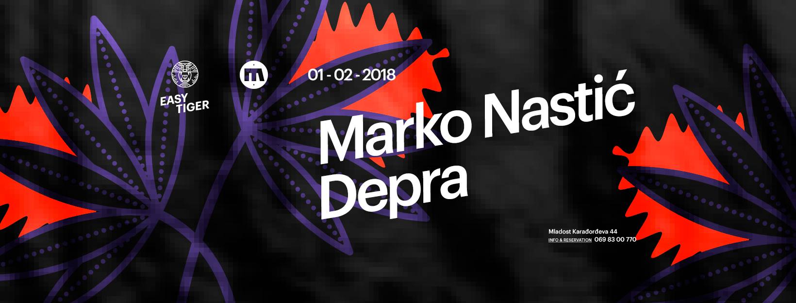 [:en]Easy Tiger / Marko Nastić & Depra 01.02.2018. Mladost