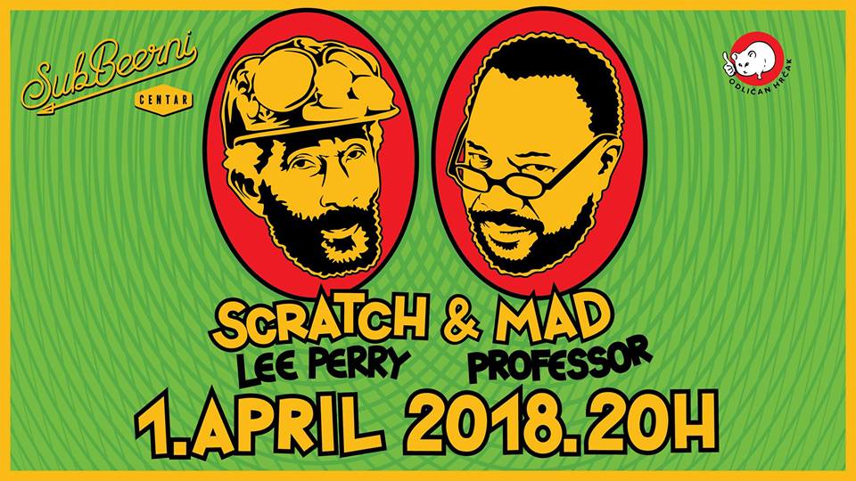 Lee Scratch Perry & Mad Professor LIVE 01.04.2018. SubBeern Center