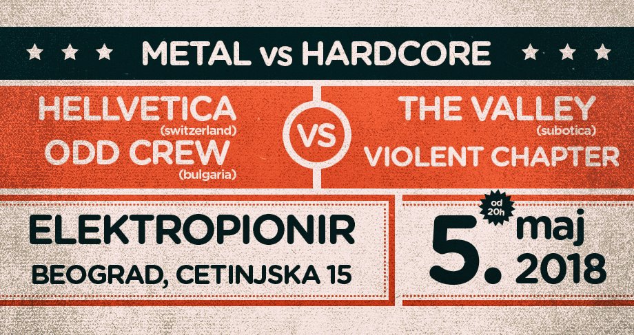 [:en]Metal vs Hardcore 05.05.2018.Elektropionir