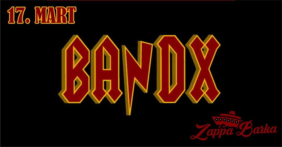 [:en]Bandx – LIVE 17.03.2018. Zappa Barka