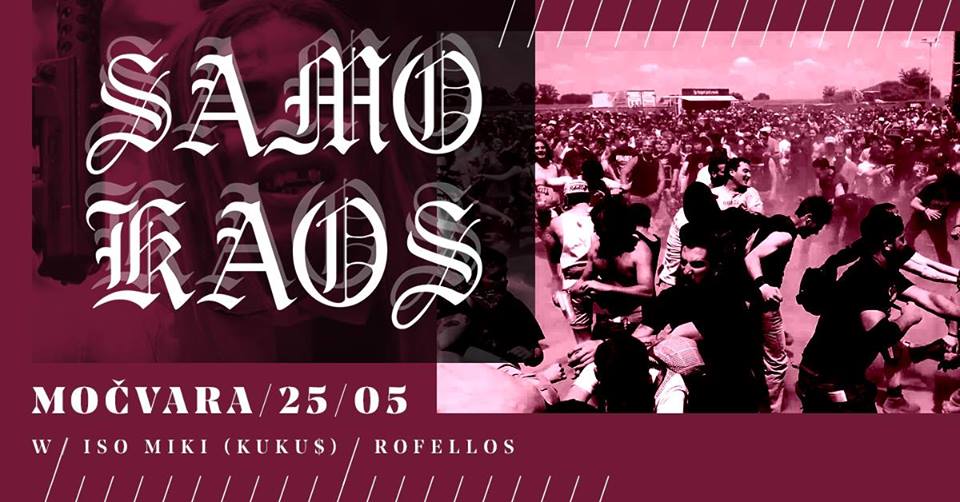 [:en]SAMO KAOS [trap party] w/ Iso Miki × Rofellos 25.05.2018 Močvara