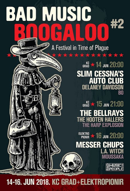 [:en]Bad Music Boogaloo #2, 14 – 16.06.2018. KC Grad, Elektropionir