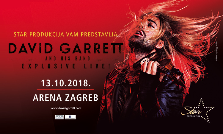 David Garrett 13.10.2018. Arena