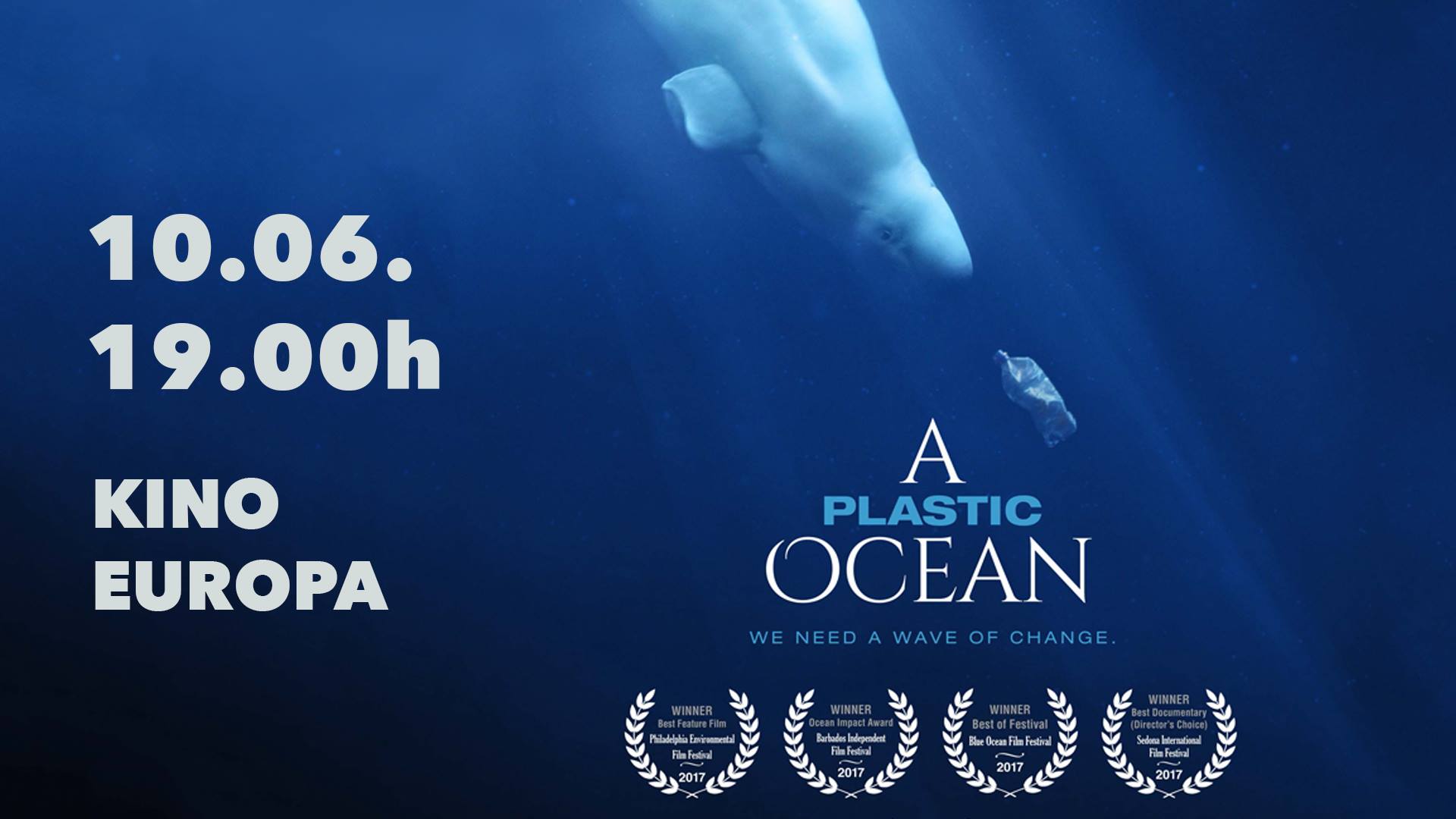 Plastični ocean 10.06.2018. Kino Europa