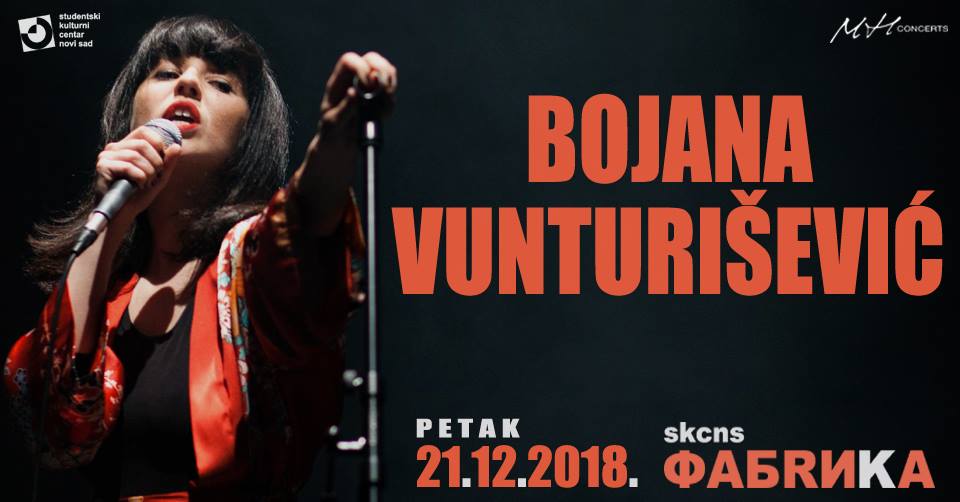 Noćni program sa Bojanom Vunturišević 21.12.2018. SKCNS Fabrika