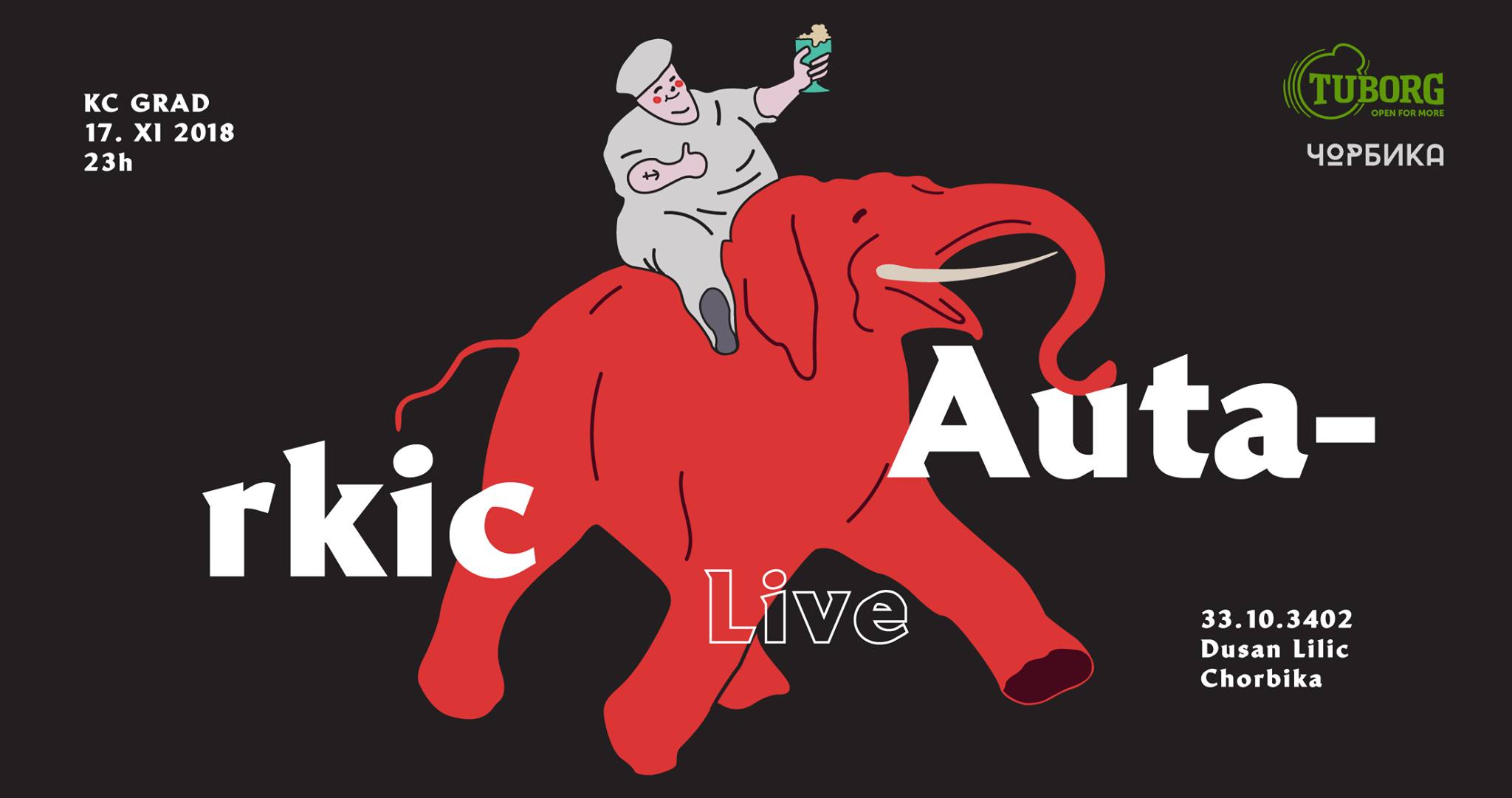 Autarkic live 17.11.2018. Kc Grad