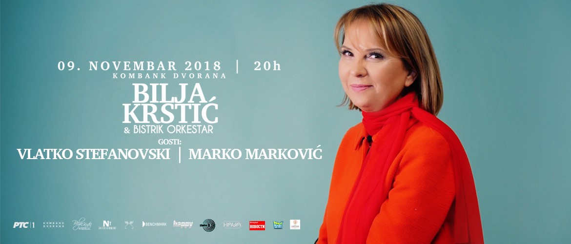 Bilja Krstić i Bistrik orkestar 09.11.2018 Kombank dvorana