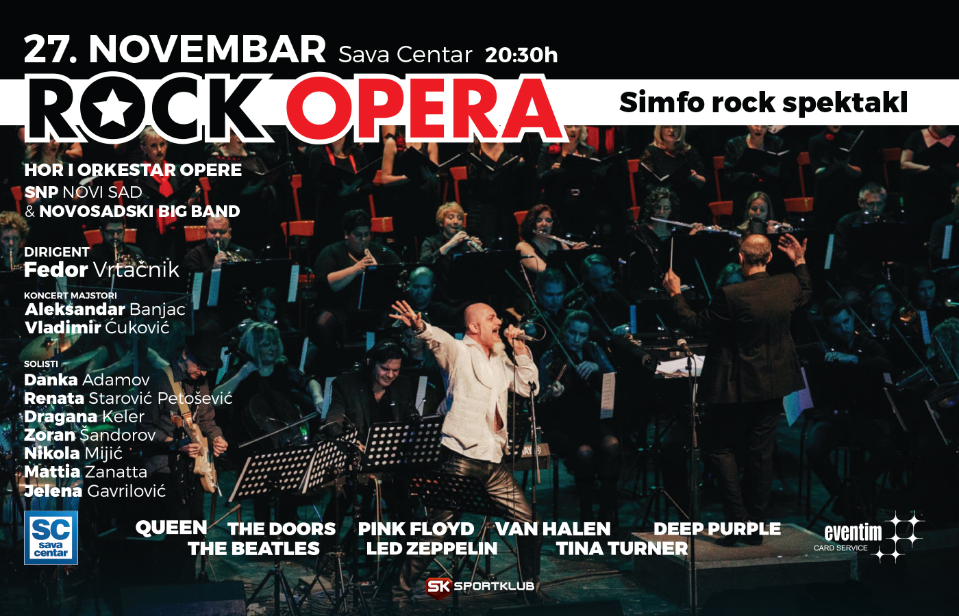 ROCK OPERA  27.11.2018. Sava Centar