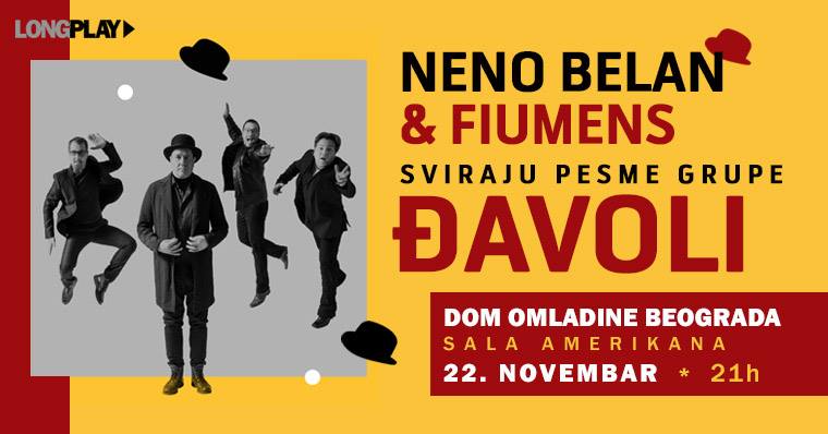 Neno Belan & Fiumens sviraju pesme grupe Đavoli 22.11.2018. Dom omladine