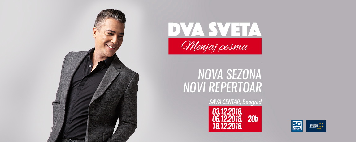 Želјko Joksimović 03, 06 i 18.12.2018. Sava Centar