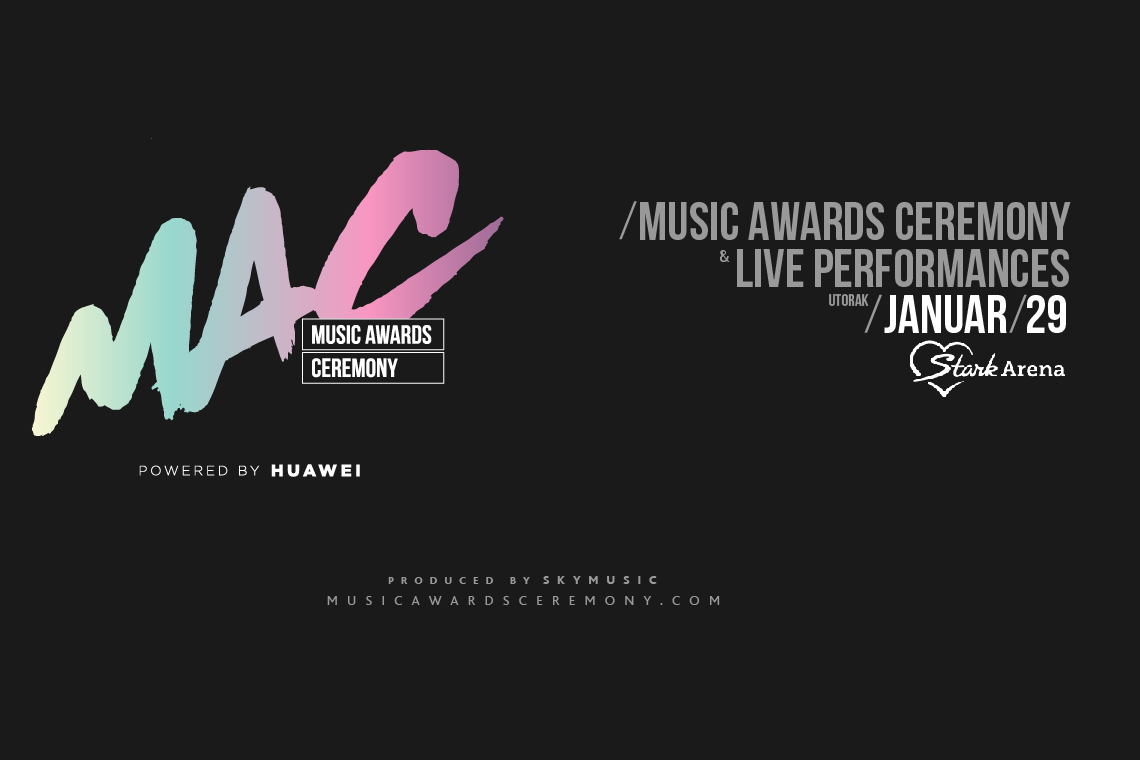 Music Awards Ceremony (MAC) 29.01.2019. Stark Arena