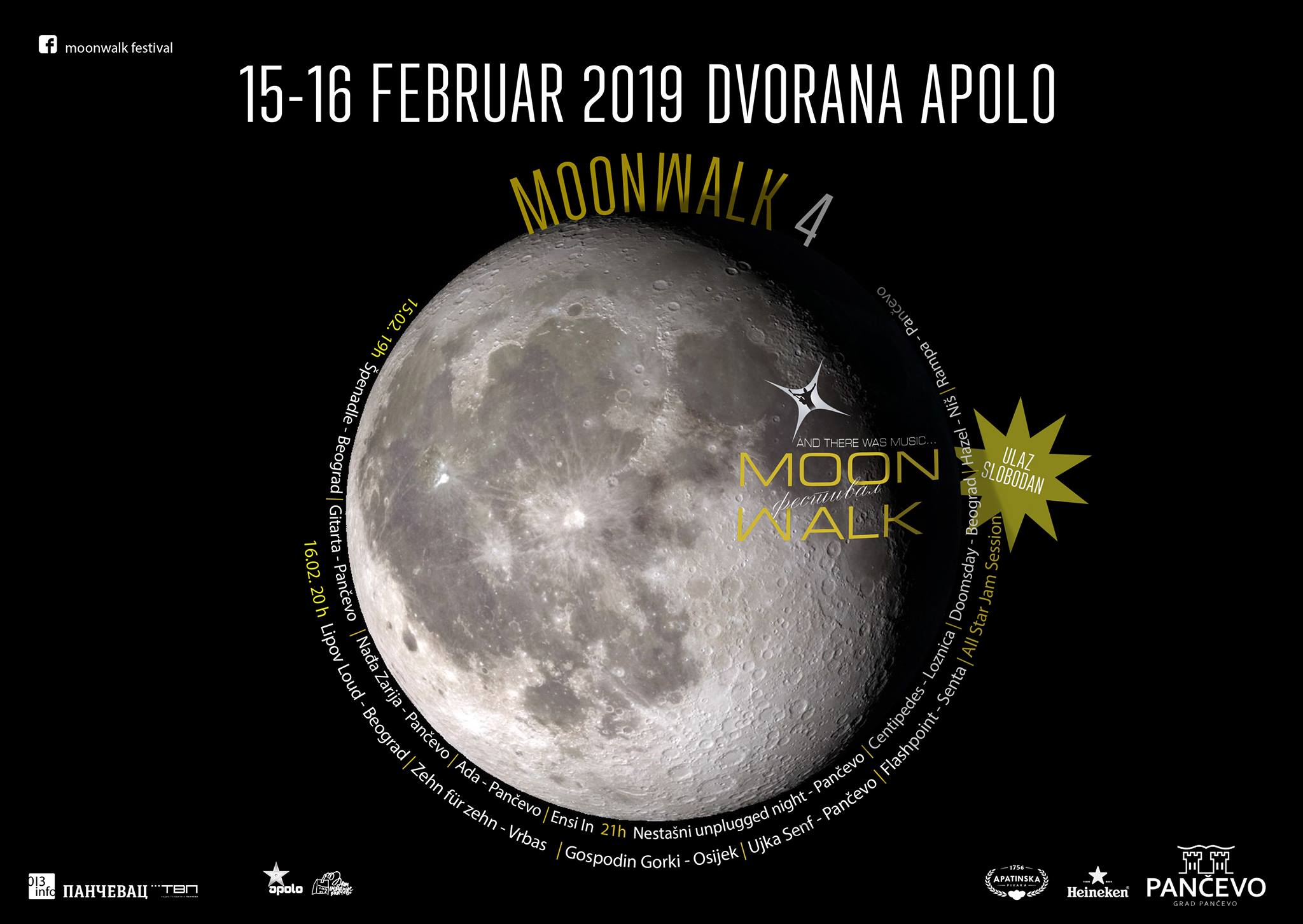 IV Moonwalk Festival 15 – 16.02.2019.Apolo Dvorana