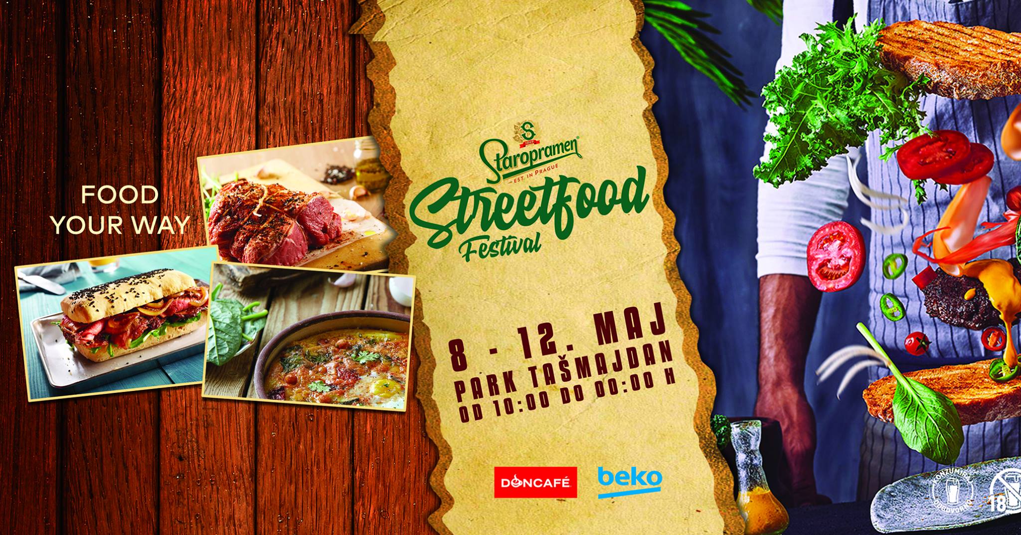 Staropramen Street Food Festival 08 – 12.05.2019. Tasmajdan
