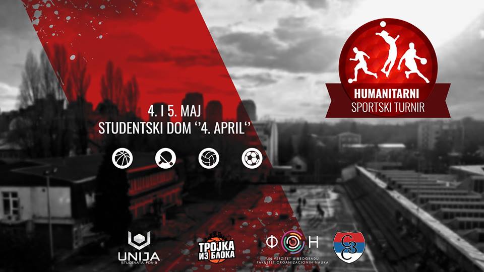 Humanitarni sportski turnir 04 – 05.05.2019Studentski dom "4. april"