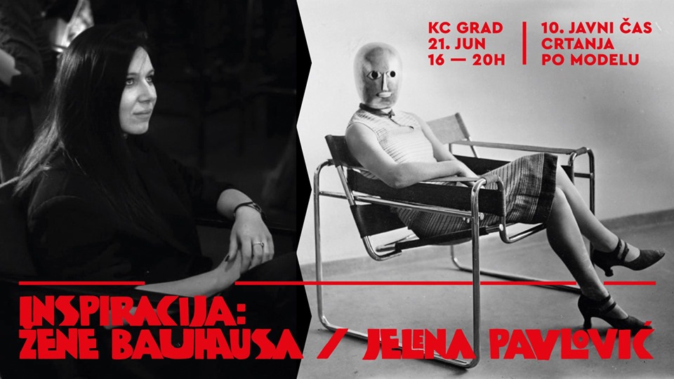Javni čas crtanja / Žene Bauhausa 21.06.2019. Kc Grad