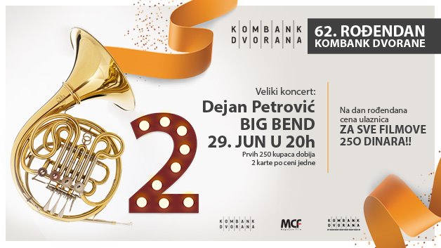 62nd birthday Combank Hall – Dejan Petrovic BIG BEND 06/29/2019.