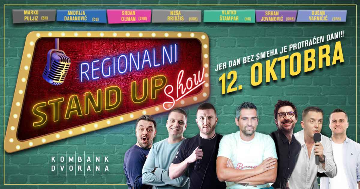 Regionalni Stand Up Show // 12.10.2019. Kombank Dvorana
