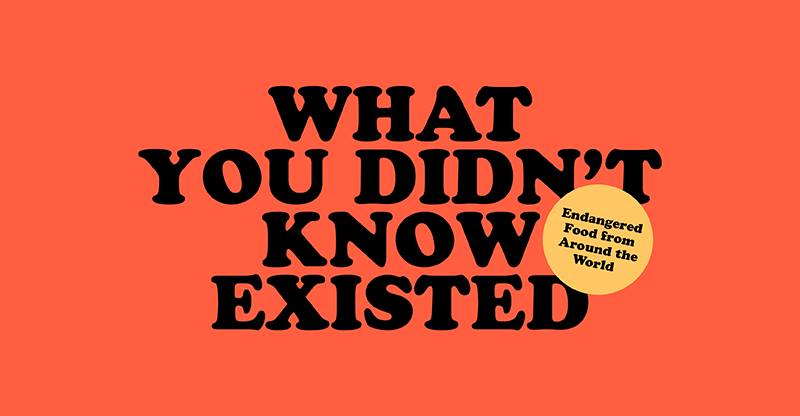 Exhibition: What you didn t know existed. Endangered Food 11 – 10/25/2019. Belgrade Market