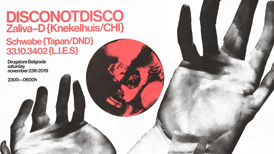 Disco Not Disco with Zaliva-D (Knekelhuis, CN) 23.11.2019. Drugstore