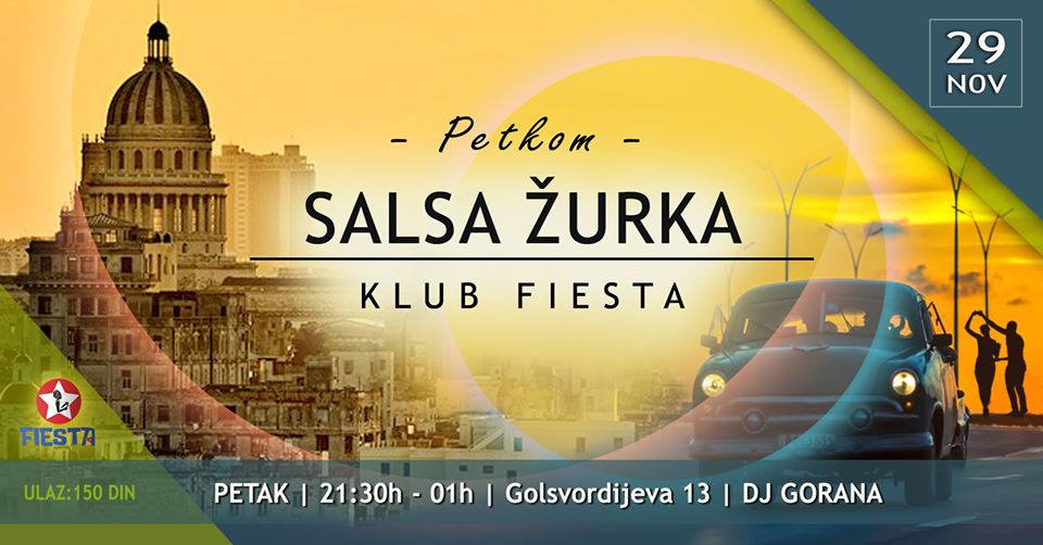 Salsa žurka ★ 29.11.2019.  Klub Fiesta