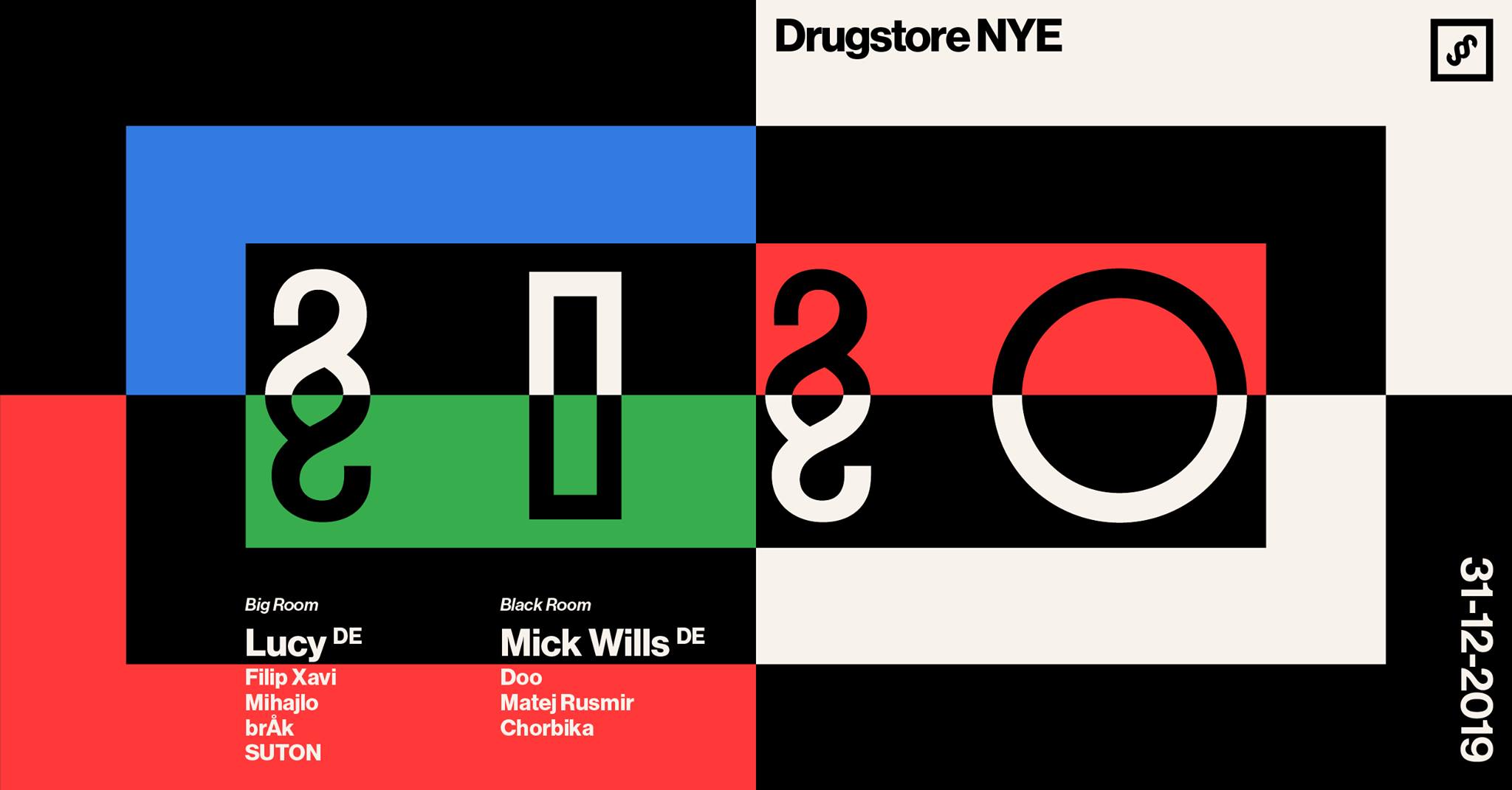 Drugstore NYE 2020 with Lucy and Mick Wills