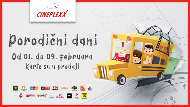 CINEPLEXX PORODIČNI DANI 01 – 09.02.2020